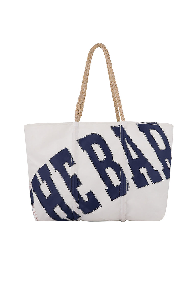 SEA BAGS MAINE FOR THE BAR WHITE/NAVY – The Bar