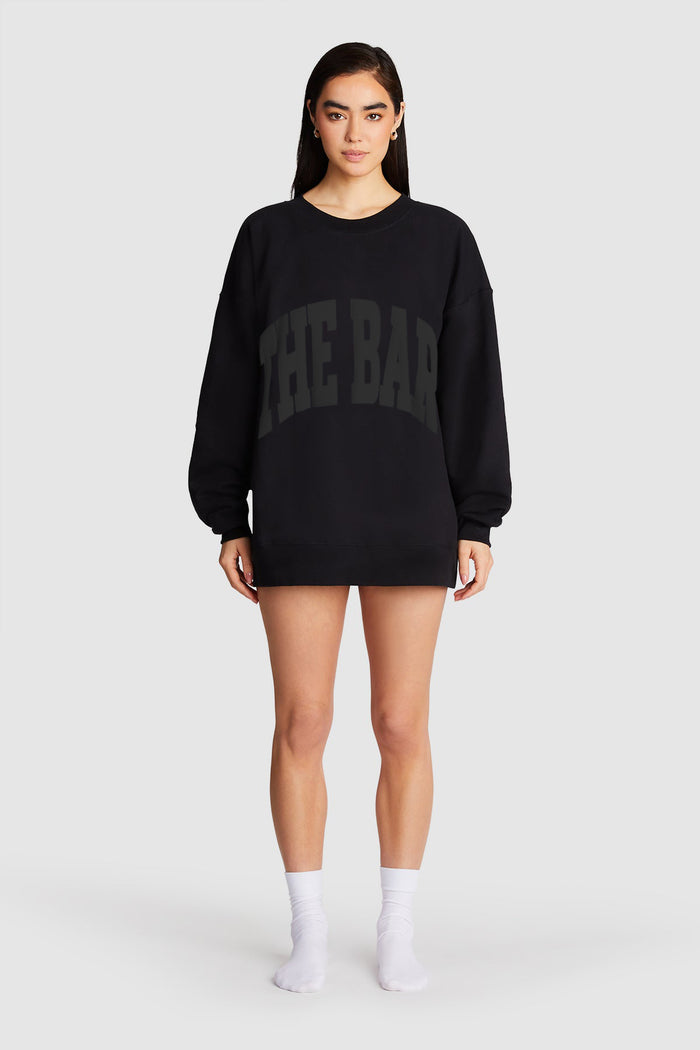 VARSITY SWEATSHIRT BLACK