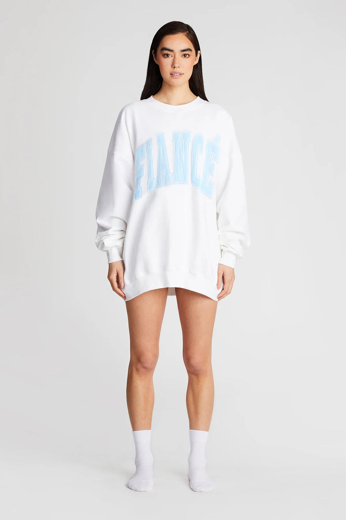 FIANCE WHITE / BABY BLUE