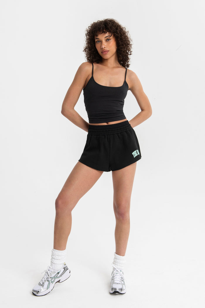VARSITY SHORTS BLACK/MINT