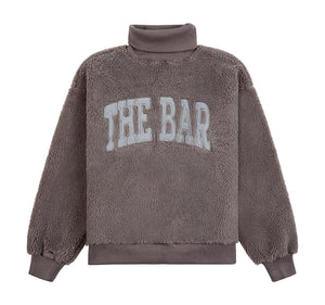 GIGI HIGHEST NECK SWEATSHIRT CINDER/GREY – The Bar