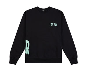 VARSITY WRAPPED SWEATSHIRT BLACK/MINT – The Bar