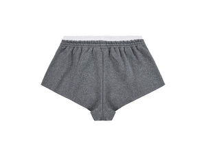 VARSITY SHORTS DARK HEATHER GREY/MINT – The Bar