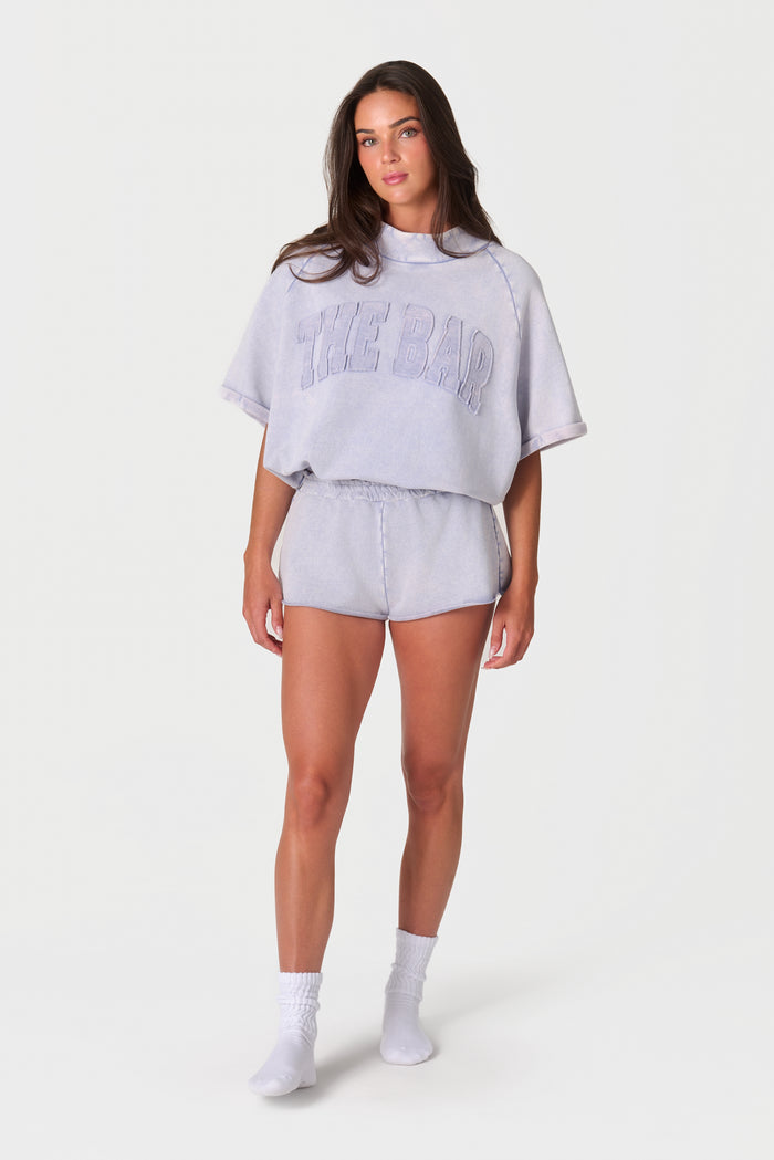 HERITAGE TUCKED HIGHER NECK MONDAY BLUES