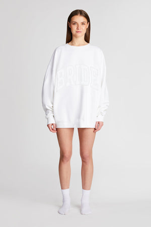 
                  
                    Load image into Gallery viewer, BRIDE SWEATSHIRT WHITE
                  
                