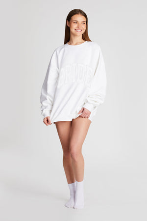 
                  
                    Load image into Gallery viewer, BRIDE SWEATSHIRT WHITE
                  
                