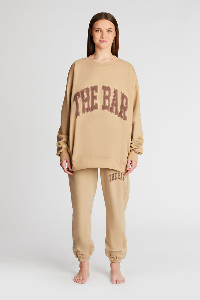 
                  
                    Load image into Gallery viewer, VARSITY SWEATPANTS CHOCOLATE CHIP
                  
                