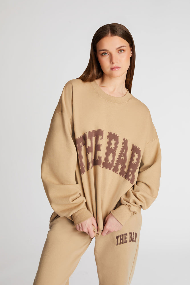 
                  
                    Load image into Gallery viewer, VARSITY SWEATPANTS CHOCOLATE CHIP
                  
                