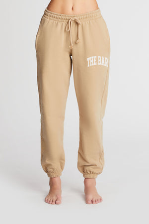 
                  
                    Load image into Gallery viewer, VARSITY SWEATPANTS BEIGE/WHITE
                  
                