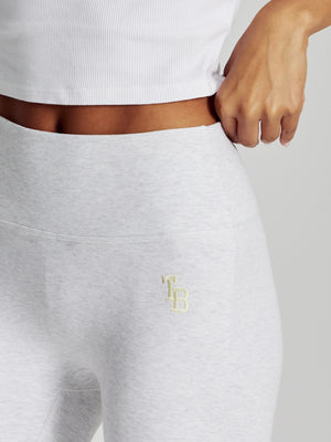 
                  
                    Load image into Gallery viewer, VARSITY CAPRI LT HEATHER GREY
                  
                