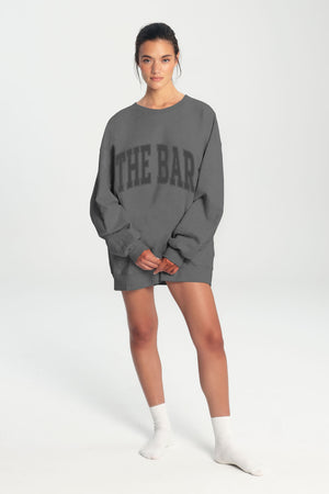 
                  
                    Load image into Gallery viewer, VARSITY SWEATSHIRT SLATE GREY
                  
                