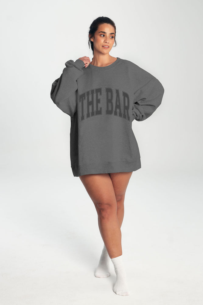 
                  
                    Load image into Gallery viewer, VARSITY SWEATSHIRT SLATE GREY
                  
                