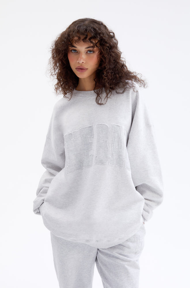 
                  
                    Load image into Gallery viewer, HERITAGE SWEATSHIRT LT HEATHER GREY
                  
                