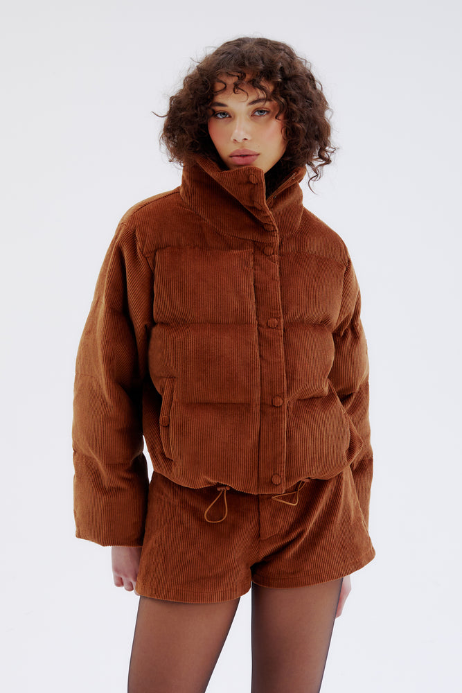 HUDSON CORDUROY PUFFER