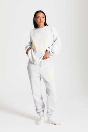 
                  
                    Load image into Gallery viewer, VARSITY SWEATPANTS LT HEATHER GREY
                  
                