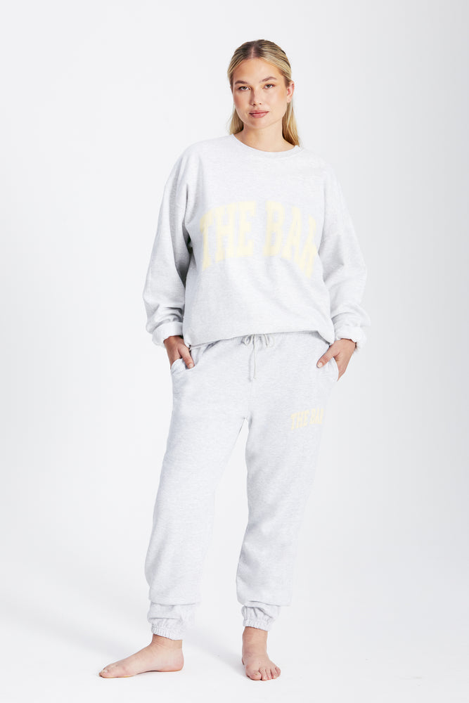 
                  
                    Load image into Gallery viewer, INSIDE OUT VARSITY LT HEATHER GREY
                  
                