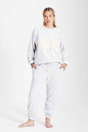 
                  
                    Load image into Gallery viewer, INSIDE OUT VARSITY LT HEATHER GREY
                  
                