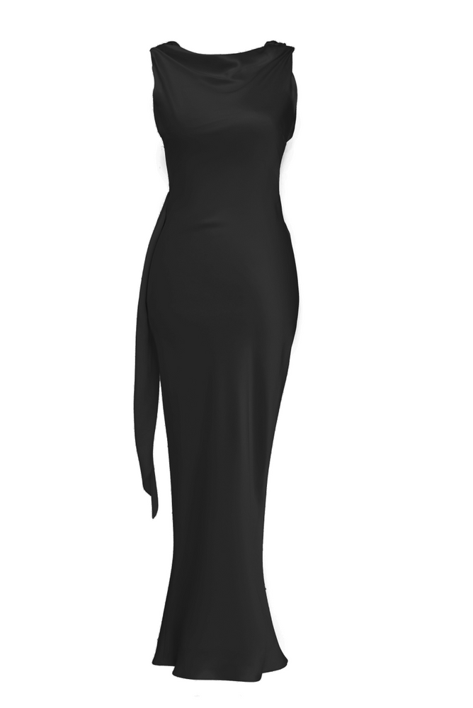 
                  
                    Load image into Gallery viewer, MAX DRESS NOIR
                  
                