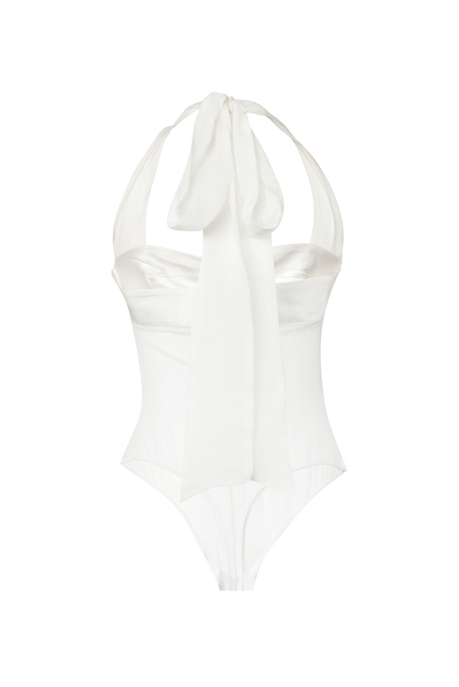 
                  
                    Load image into Gallery viewer, MARGO BODYSUIT BLANC
                  
                