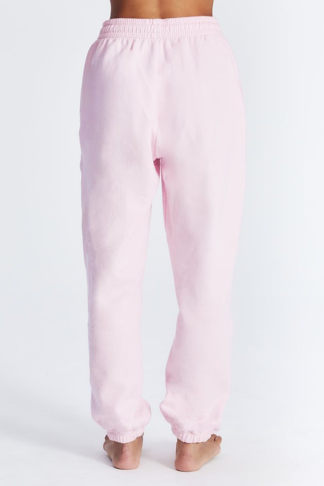 
                  
                    Load image into Gallery viewer, VARSITY SWEATPANTS BLUSH/WHITE
                  
                