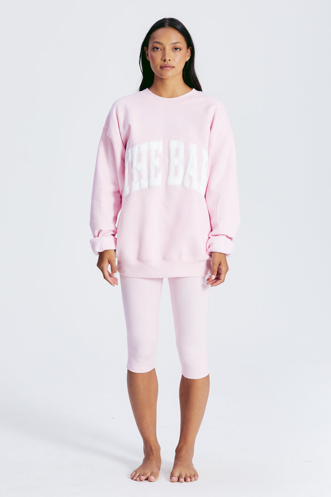 
                  
                    Load image into Gallery viewer, VARSITY SWEATSHIRT BLUSH
                  
                