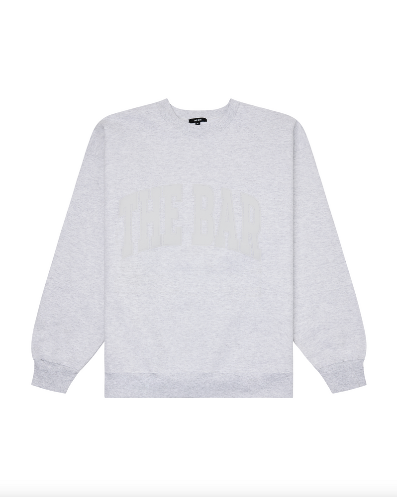 
                  
                    Load image into Gallery viewer, VARSITY SWEATSHIRT LT HEATHER GREY TONAL
                  
                