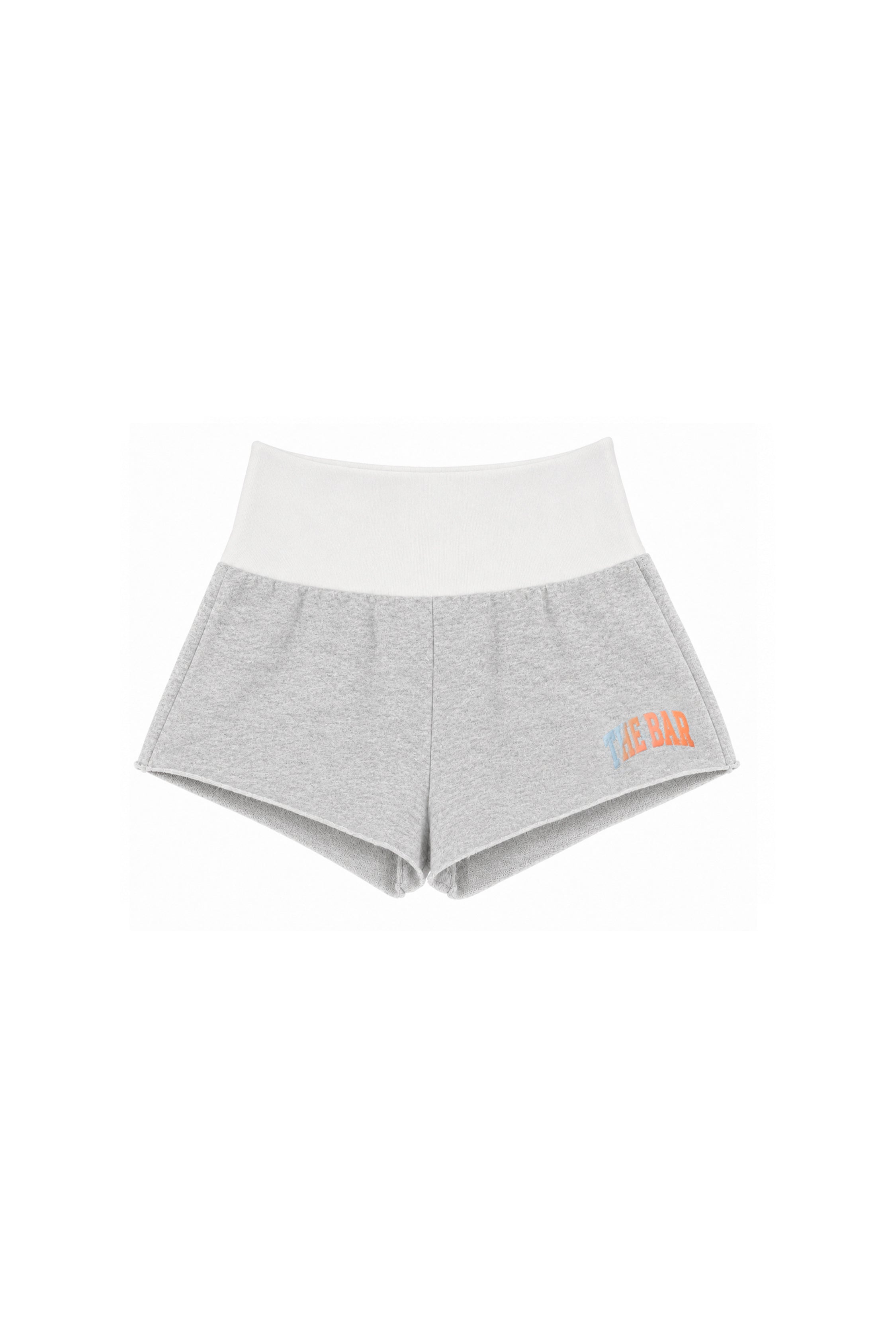 FOLD OVER SHORT LT HEATHER GREY / PEONY – The Bar