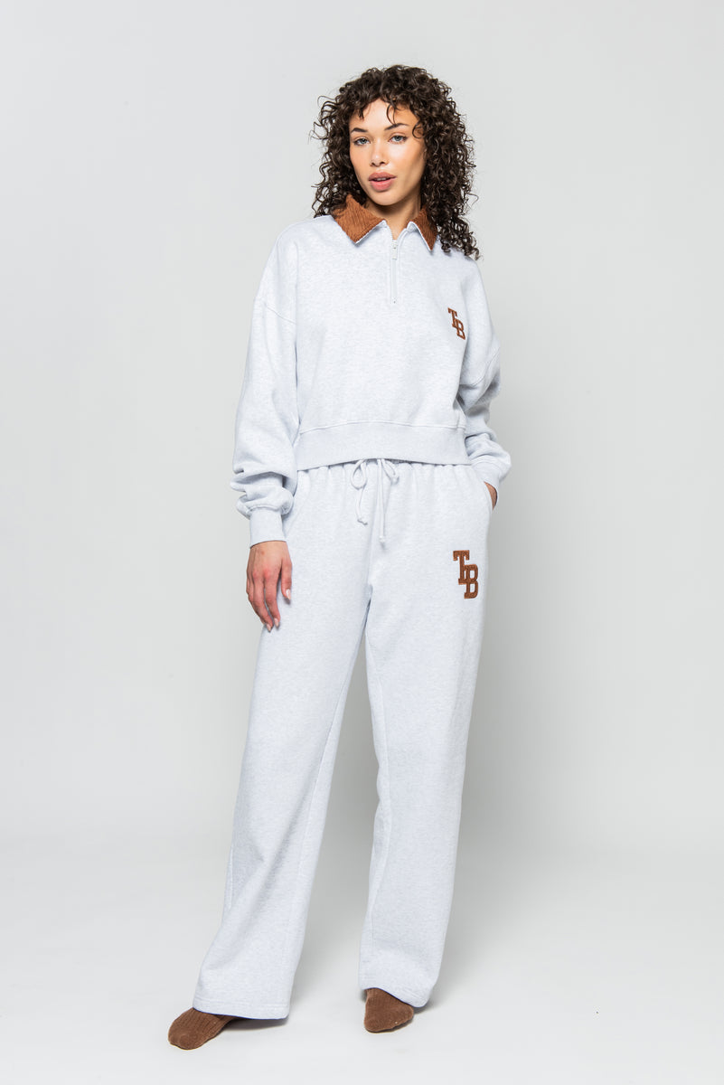 EMBER HALF-ZIP LT HEATHER GREY / EMBER – The Bar