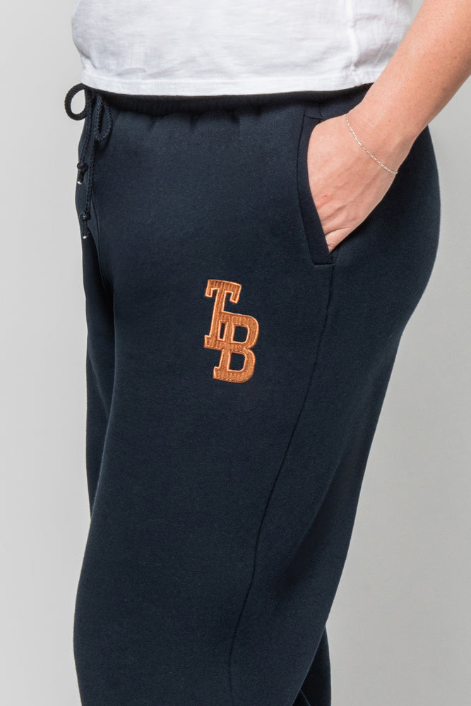 WIDE LEG SWEATPANTS NAVY / EMBER – The Bar