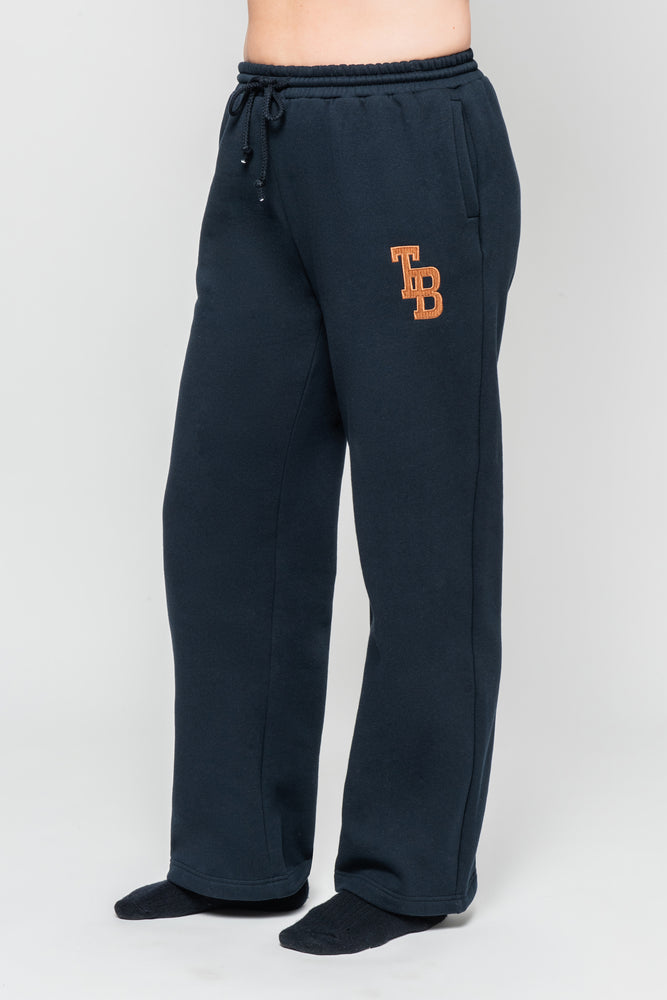 WIDE LEG SWEATPANTS NAVY / EMBER – The Bar