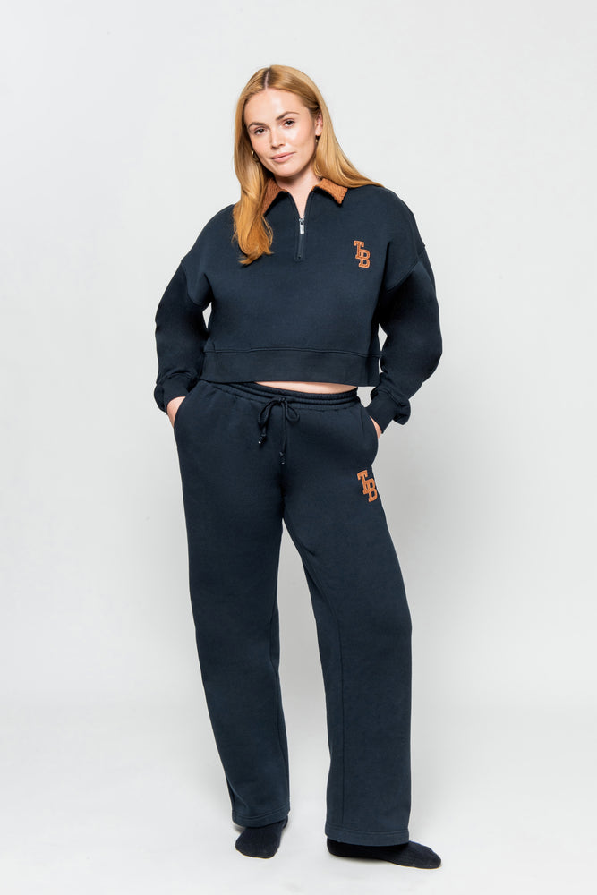 EMBER HALF-ZIP NAVY / EMBER – The Bar