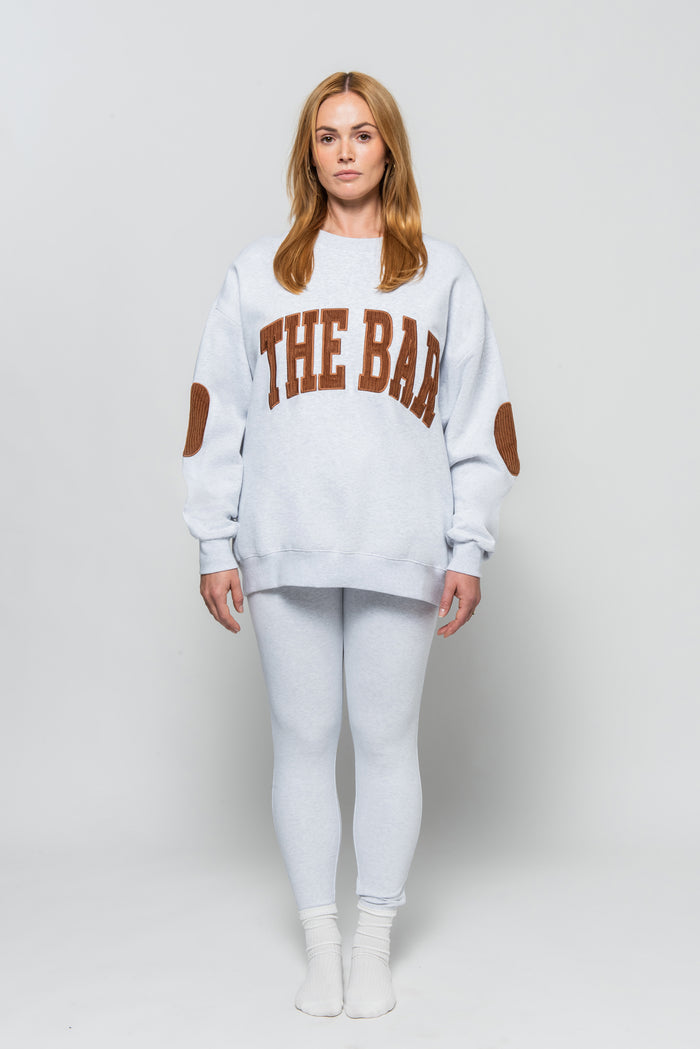 EMBER SWEATSHIRT LT HEATHER GREY / EMBER