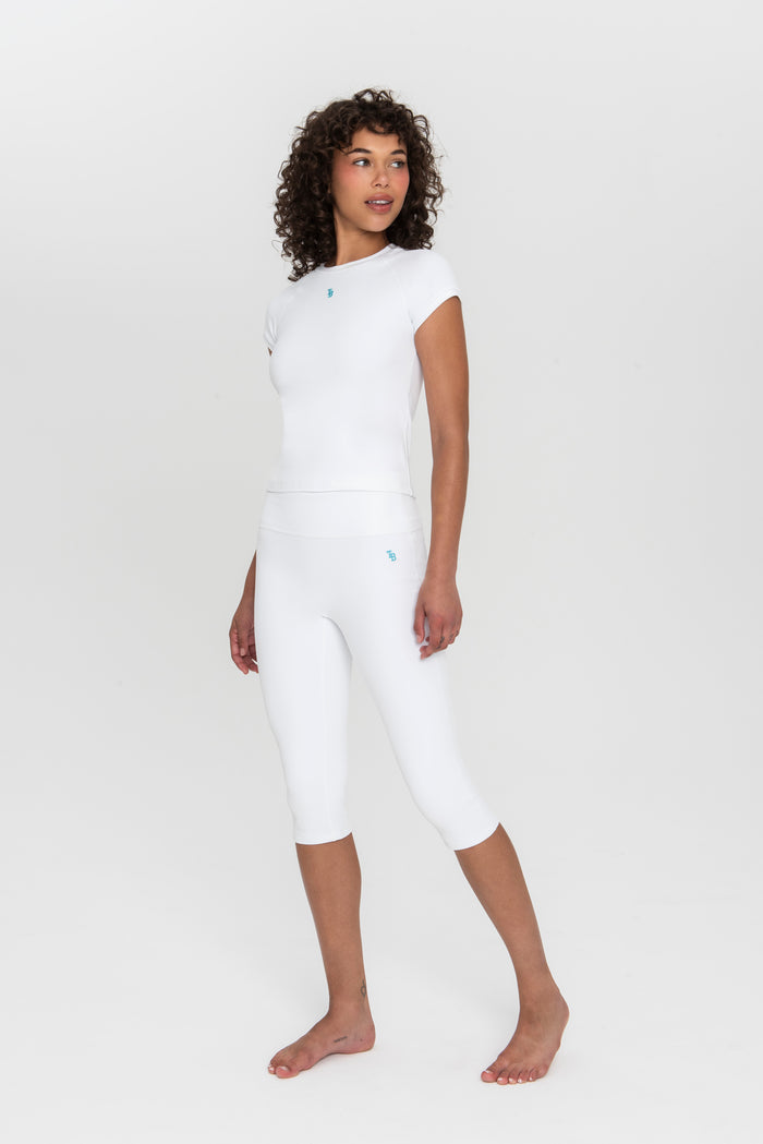 VARSITY CAPRI WHITE