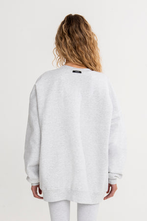 INSIDE OUT REVERSIBLE SWEATSHIRT - WHITE / IRIS – The Bar