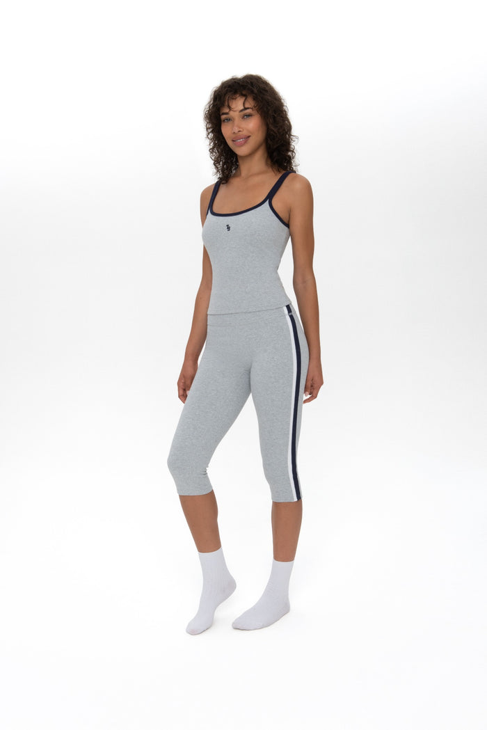 CONTRAST VARSITY CAPRI ASPHALT
