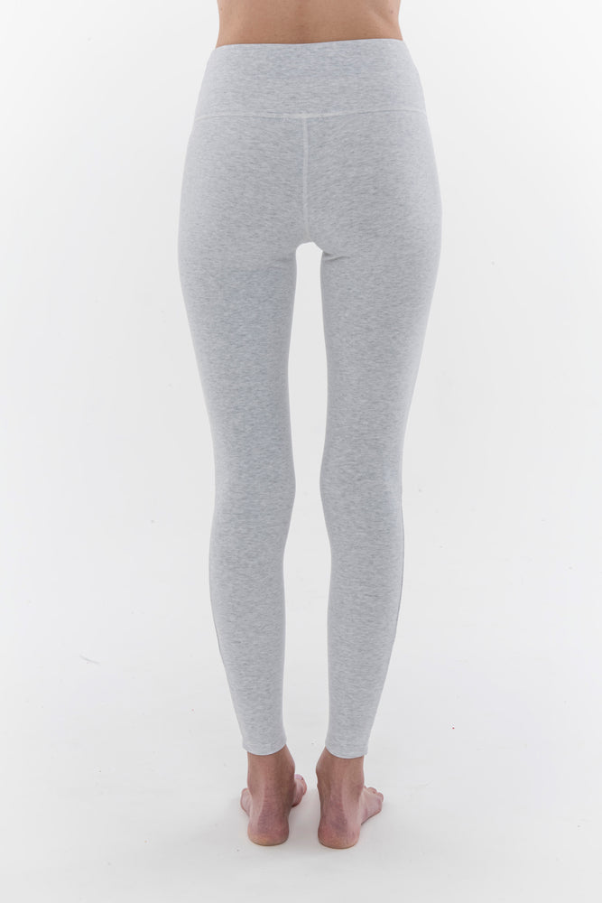 VARSITY LEGGING LT HEATHER GREY/BLUSH – The Bar