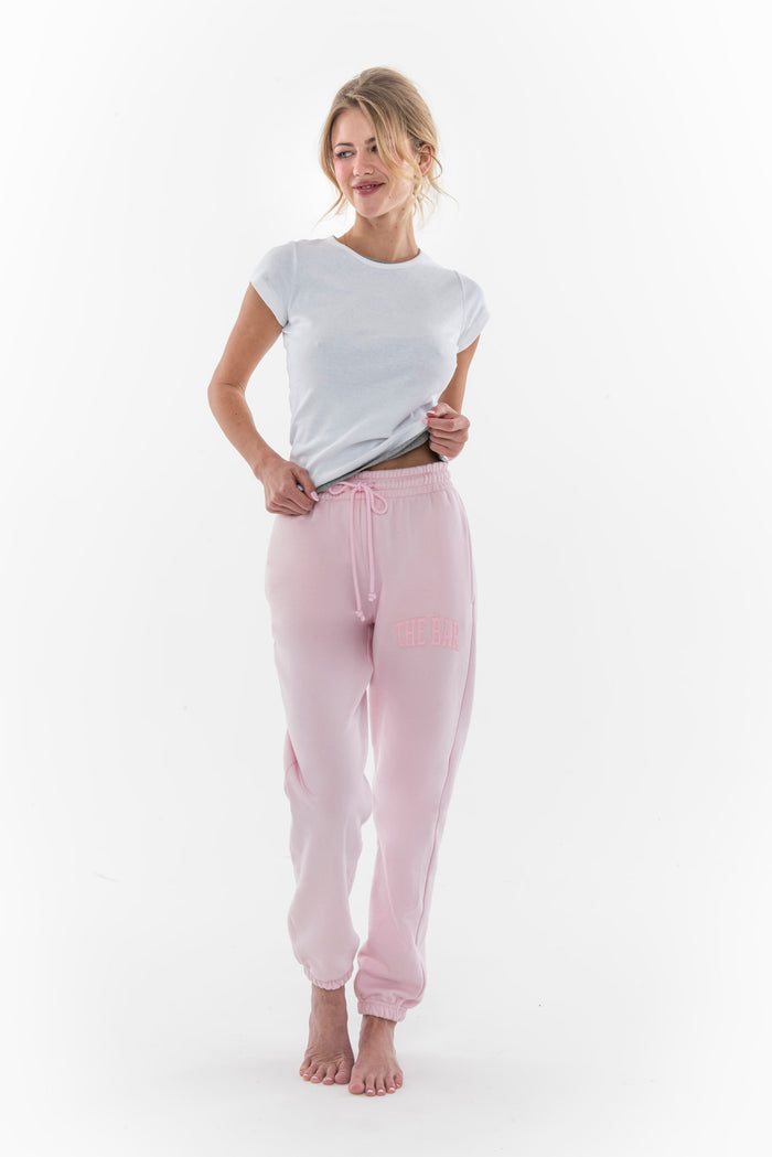 VARSITY SWEATPANTS BLUSH/PINK
