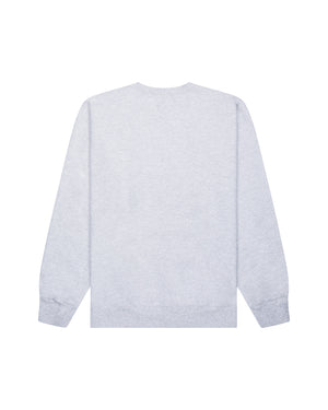 
                  
                    Load image into Gallery viewer, VARSITY SWEATSHIRT LT HEATHER GREY/ LIME
                  
                