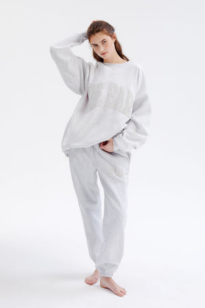 
                  
                    Load image into Gallery viewer, VARSITY SWEATPANTS LT HEATHER GREY TONAL
                  
                