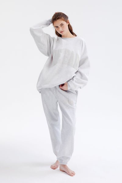 VARSITY SWEATPANTS LT HEATHER GREY TONAL – The Bar