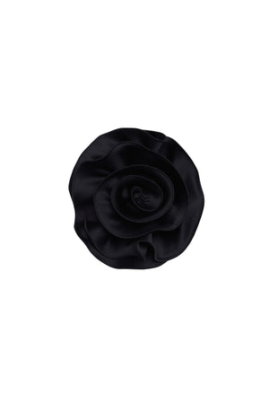 
                  
                    Load image into Gallery viewer, ROSE NECK TIE BLACK SMALL
                  
                