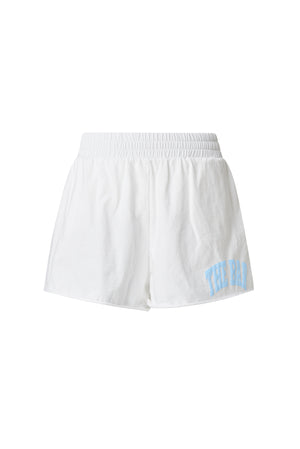 
                  
                    Load image into Gallery viewer, VARSITY COTTON SHORT WHITE/BABY BLUE
                  
                