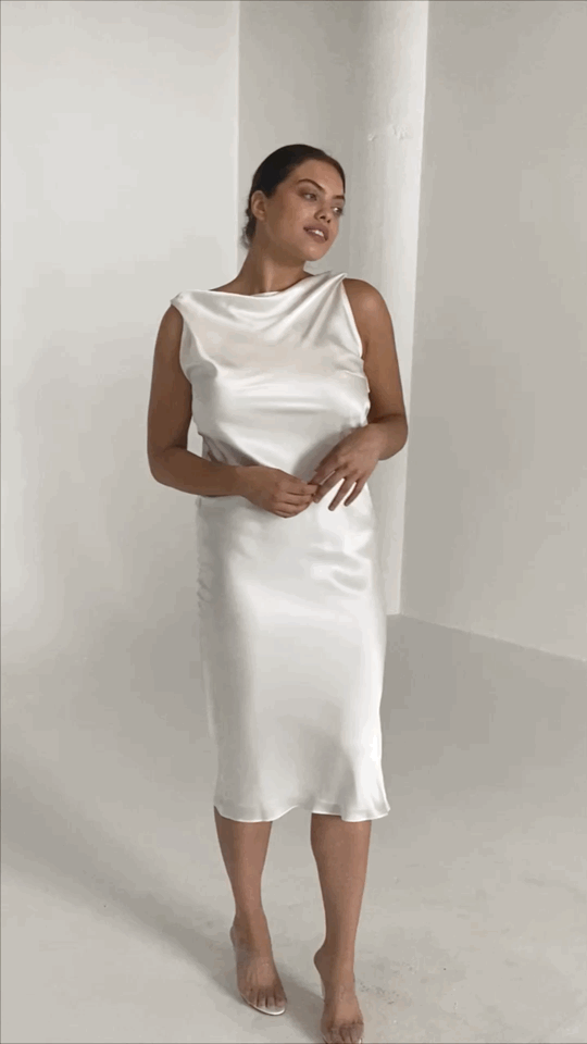
                  
                    Load image into Gallery viewer, MAX DRESS BLANC
                  
                