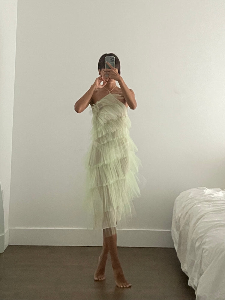 
                  
                    Load image into Gallery viewer, KAI DRESS PISTACHIO
                  
                