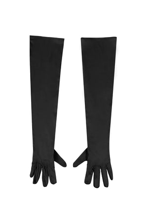 
                  
                    Load image into Gallery viewer, SILK GLOVES BLACK
                  
                