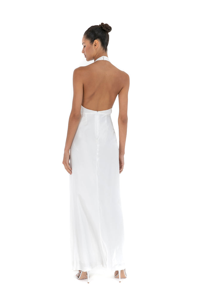 
                  
                    Load image into Gallery viewer, GRAYSON GOWN BLANC
                  
                