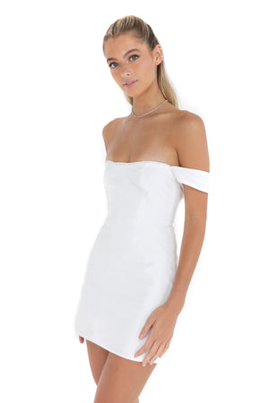 
                  
                    Load image into Gallery viewer, AVERY DRESS BLANC
                  
                