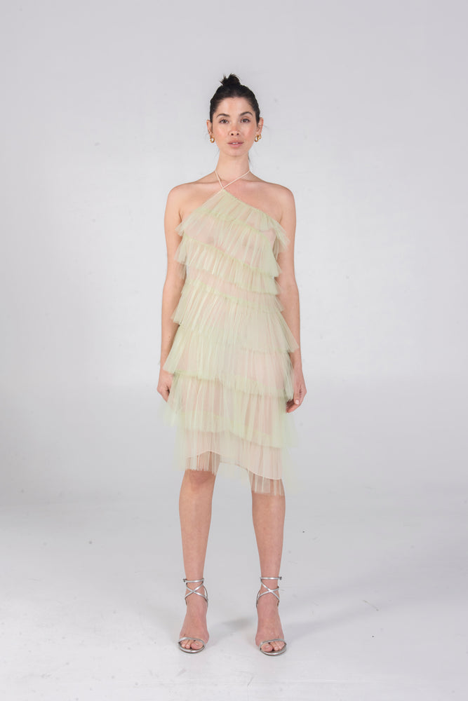 
                  
                    Load image into Gallery viewer, KAI DRESS PISTACHIO
                  
                