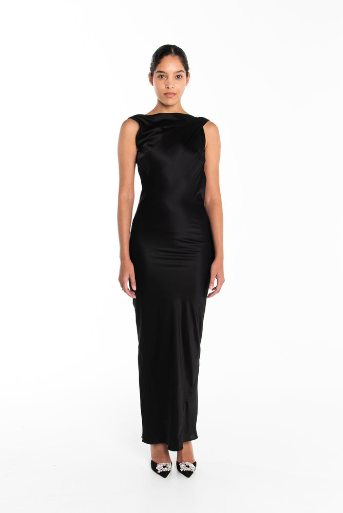 
                  
                    Load image into Gallery viewer, PIERRE GOWN BLACK
                  
                