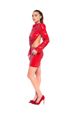 
                  
                    Load image into Gallery viewer, ROWAN DRESS RUBY
                  
                